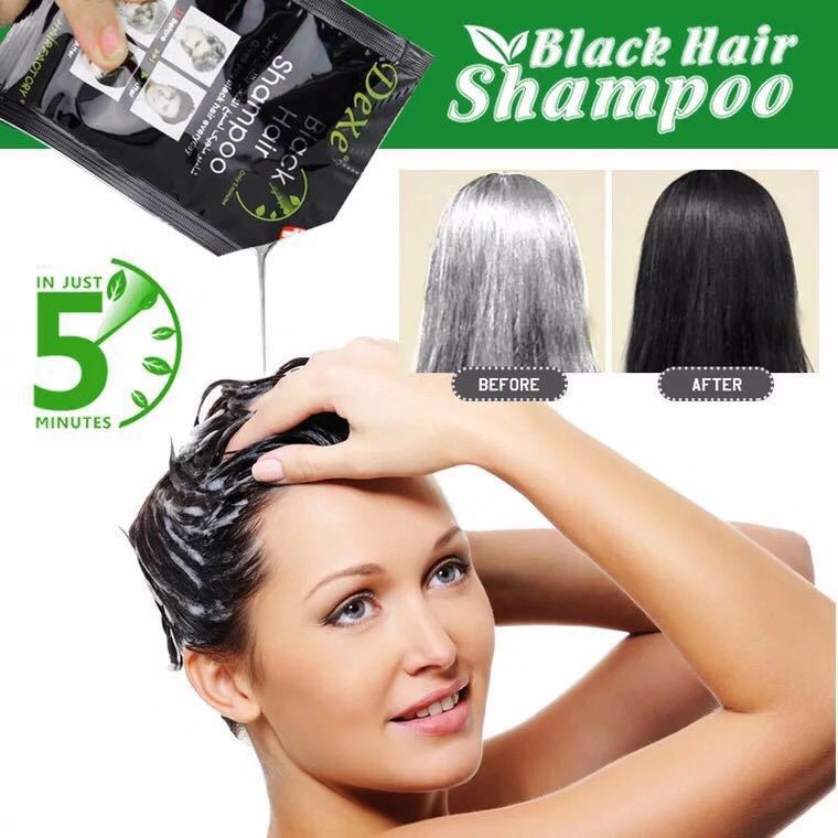 Hair Spray Color - 10-teiliges Schnell-Shampoo für schwarzes Haar. Werden